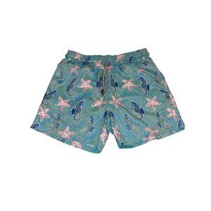 Men's Makastia Sea Animal Print Swimwear Mesh Brief Lining Size Small